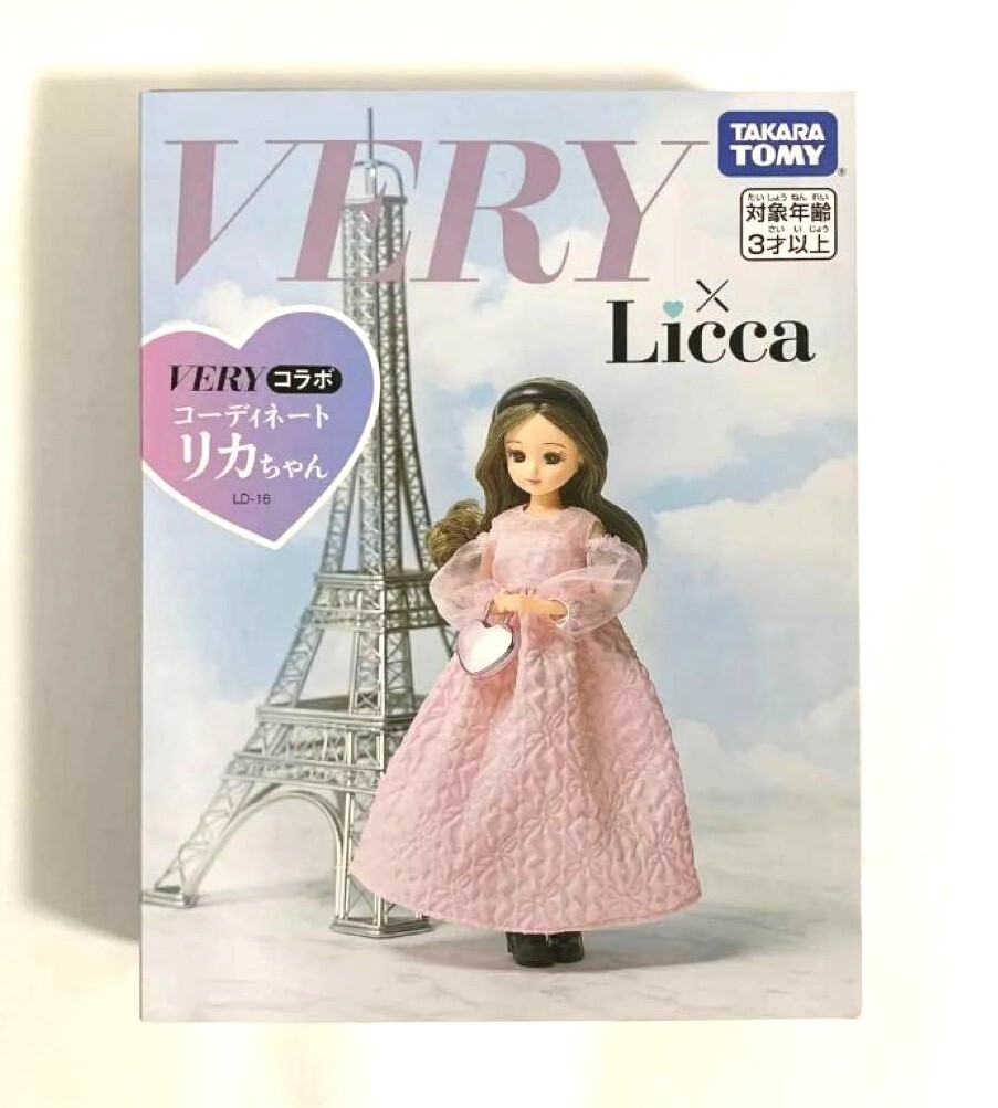 Licca-chan Doll LD-16 VERY Collaboration Coordination Pink Girl