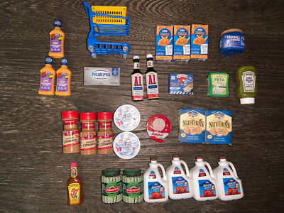Zuru 5 Surprise Mini Brands-23 Assorted Items-LOL-W/Cart.  Miniatures-Barbie-LOL