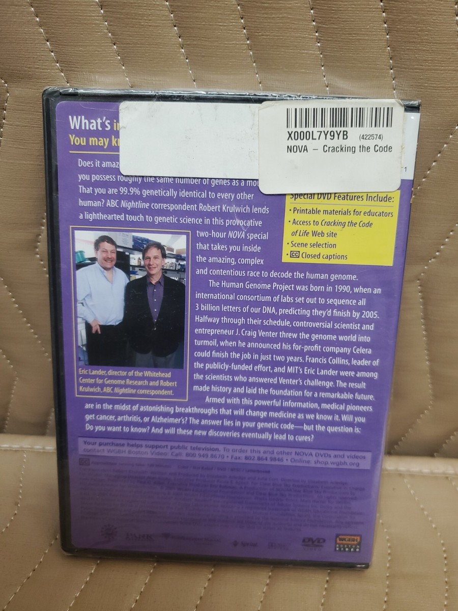 その他 Nova Field Trips: Inside the Human Body - Cracking [DVD] Nova: Cracking the Code of Life (DVD, 2001) 783421333291| eBay