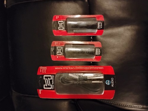 π Hosa Audio Cable Kit (New) β 1/4" to XLR Male + TRS Couplers