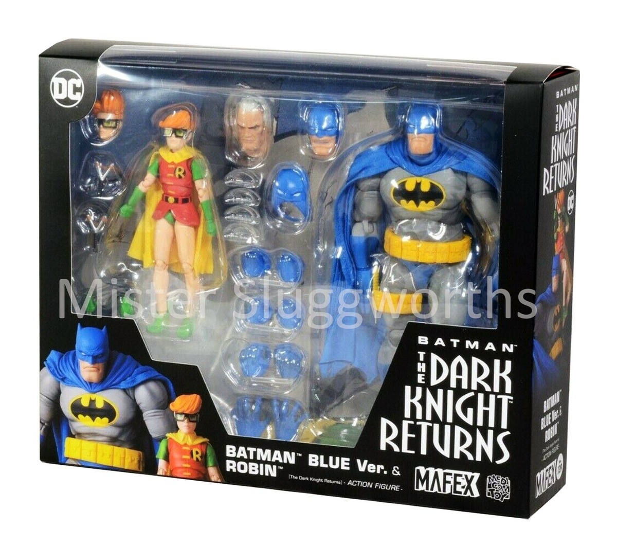 NEW MAFEX BATMAN BLUE Ver. & ROBIN The Dark Knight Returns NEW MAFEX BATMAN BLUE Ver. & ROBIN The Dark Knight Returns