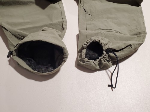 Size 34- Men's Black Tailor N1 Cargo Windbreaker Adjustable Pants Black & Green - 第 15/24 張圖片