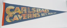 Vintage Carlsbad Caverns Ntl Parks New Mexico Pennant