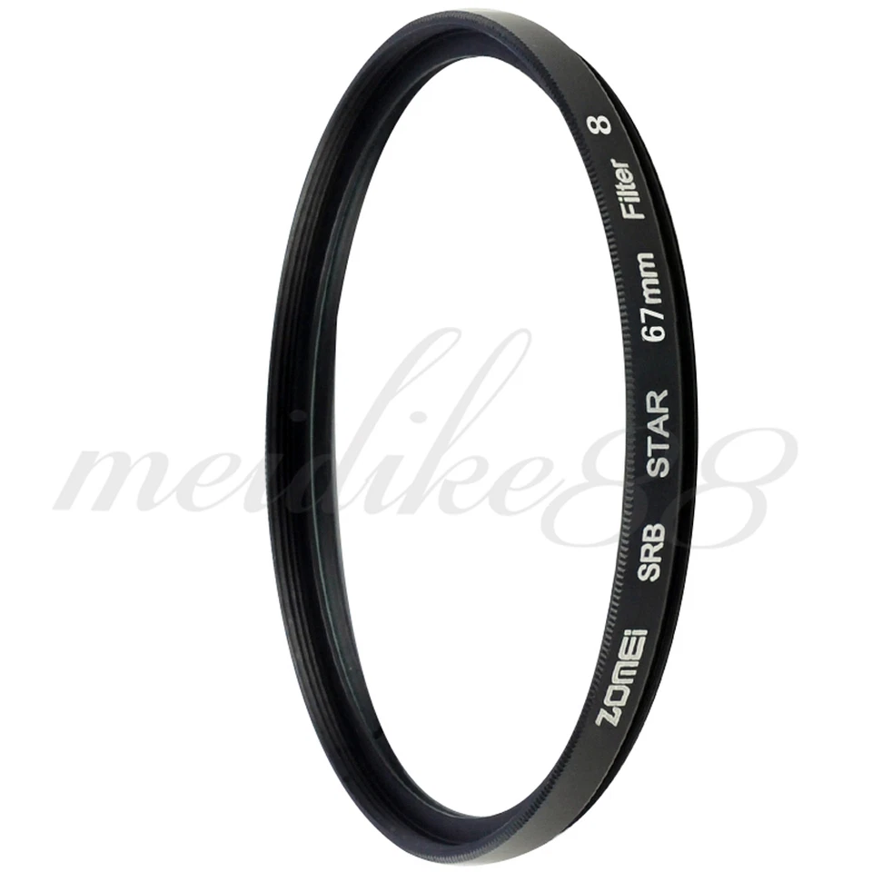 ZoMei 67mm Star-Effect Cross Starburst Twinkle Lens + 4+6+8 Points Star Filter - Image 4 of 4