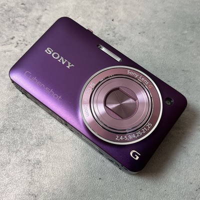 SONY Cyber Shot DSC-WX5 Purple Compact Digital Camera Japan Used 