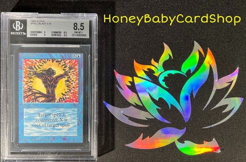 MTG Limited Edition Alpha 1993 Spell Blast BGS 8.5Q++ (Baby Quad++) NM/MT+ 93/94 - Picture 4 of 6