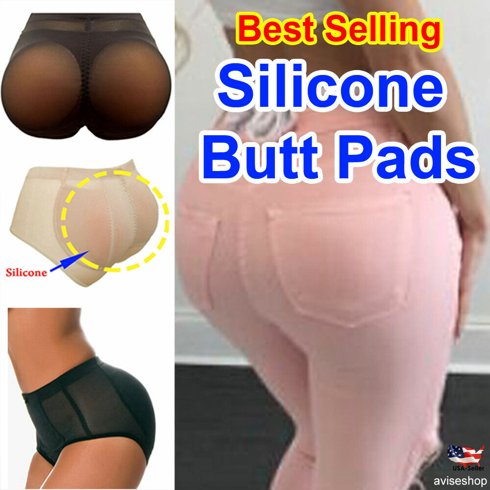 Booty Silicone Buttocks Hip Pads Butt Enhancer Shaper Girdle Fake Booster  Panty