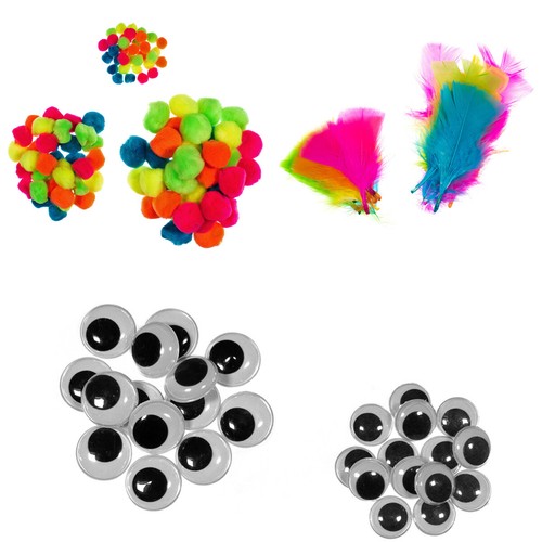 Craft County Großpackungen Chenille-Stiele | 300-350 Stück | Pfeifenreiniger Bastelsets - Bild 5 von 11