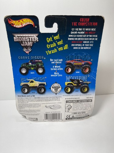 Mattel Monster Jam Hot Wheels 2002 (damaged packaging) Buy 3 Get 1 Free Shipping - Picture 55 of 55