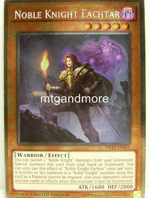 Yu-Gi-Oh - 1x Noble Knight Eachtar - NKRT - Noble Knights of the Round Table