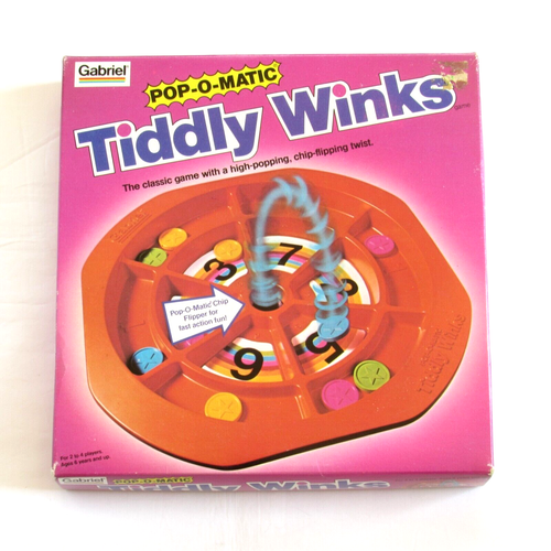 Pop-O-Matic Tiddly Winks Juego de Mesa 1981 Gabriel Completo - Imagen 7 de 7