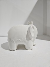 Pottery Barn Kids ~ Ceramic Elephant Coin Bank With Stopper ~  2018