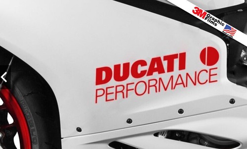 Ducati Performance fairings carenado decals X2 vinyl adesivi autocollants ステッ - Foto 10 di 10