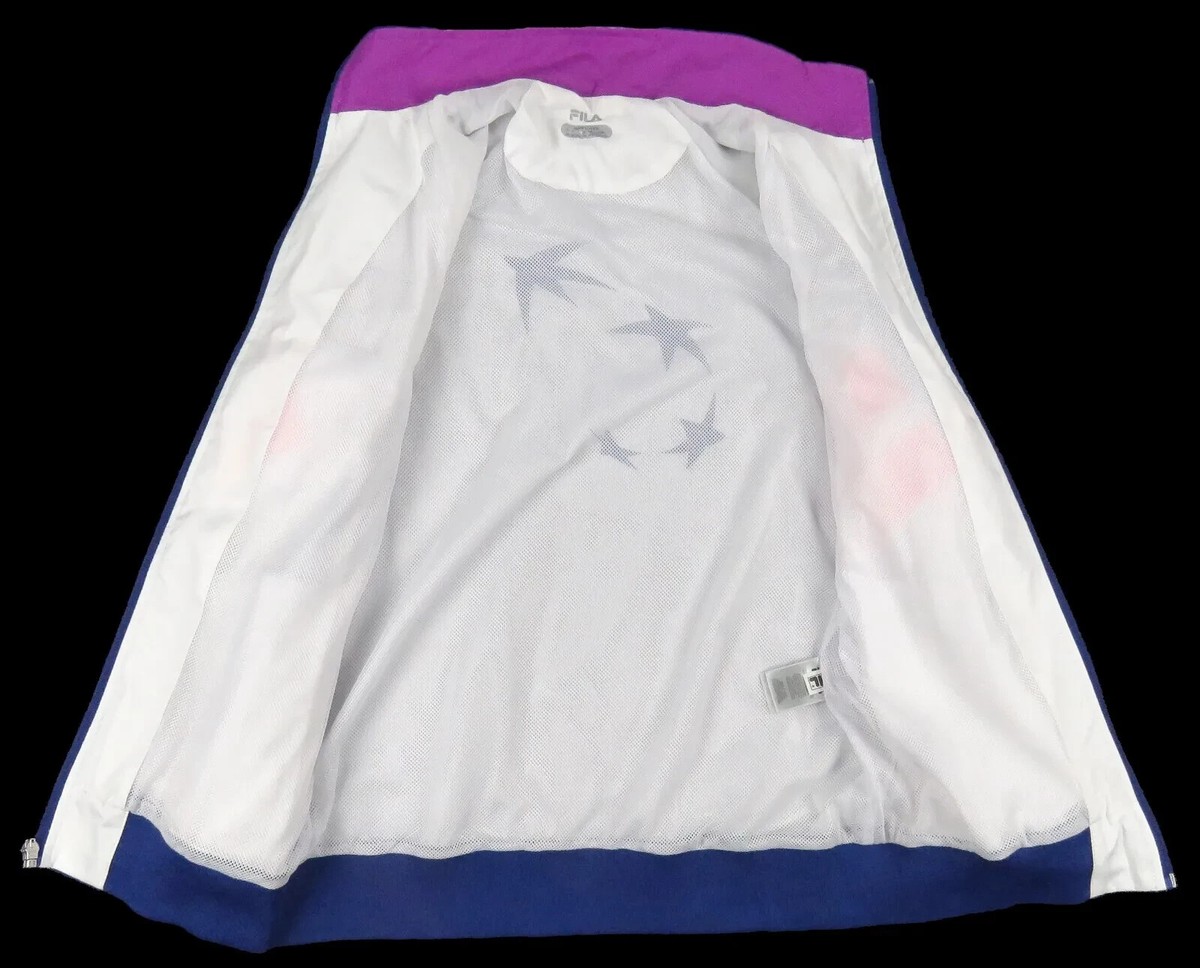 Fila BNP Paribas Open WTA ATP Tennis Full Zip Track Jacket