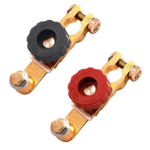 Battery Disconnect Rotary Switch Compatible with Standard Cone Terminals