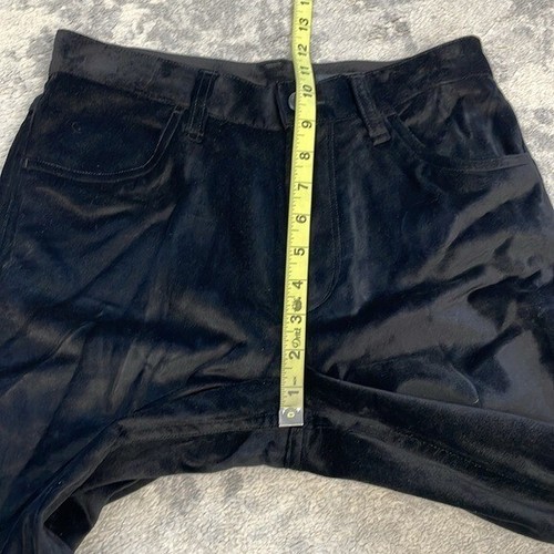 New Rag & Bone Jacey Velvet Pants Black Straight Leg Chic Sz 0 - Picture 9 of 13