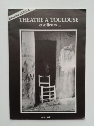 " Dossier LORCA " in Revue Théâtre à Toulouse et Ailleurs, 1986 - 第 1/1 張圖片