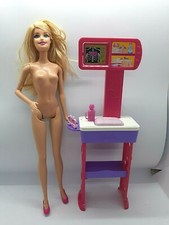 Mattel Barbie Careers Doctor doll Playset BDT49 pediatric pediatrician nude Xray