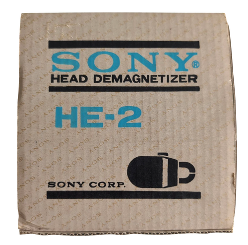 Vintage Sony HE-2 Head Demagnetizer for Reel to Reel & Cassette Tape Recorders