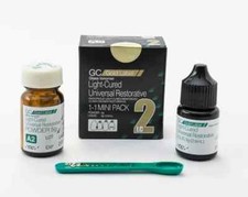 GC Fuji II LC Light Cured Restorative Glass Ionomer Dental Cement Mini Pack