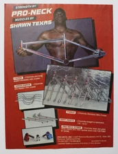 Pro-neck BMX Racing Neck Frame Forks Handlebars Seat Post Magazine Print Ad 1984