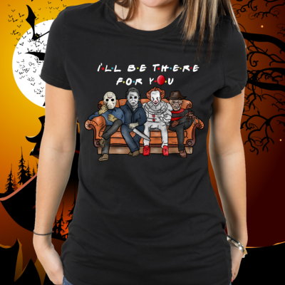 T-shirt Homme Humour Halloween "Un Vrai Homme Vous Poursuivra" - Michael Myers, Coton, Taille Regular, Neuf Avec étiquettes