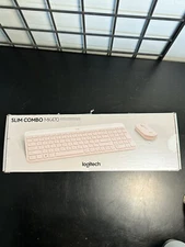 Logitech MK470 Slim Wireless Keyboard and Mouse Combo Rose