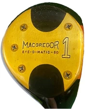 Macgregor Eye-O-Matic 60 PT1W Persimmon Driver RH Steel 43" Refinished Beauty HC