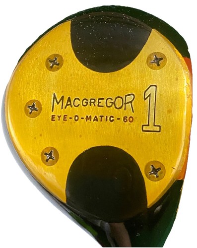 Macgregor Eye-O-Matic 60 PT1W Persimmon Driver Steel 43" RH HC Refinished Beauty