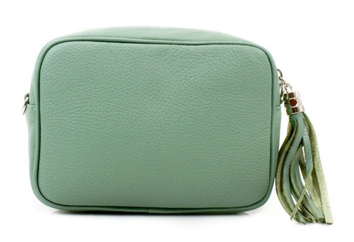 Women's Real Leather Cross Body Bag Tassel zip messenger Over Shoulder Multi Bag - Picture 28 of 42