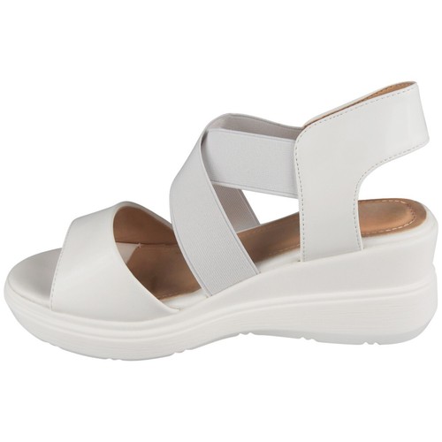 Sandalias de cuña Zapatos Elásticos Damas Vacaciones Verano Peso Ligero Cómodo Mujer Talla - Imagen 10 de 10