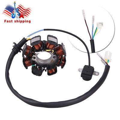 Chinese GY6 Stator Magneto 8 Coil 8 Pole 50cc Scooter ATV Jonway TaoTao ROKETA