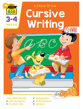 Cursive Workbook Writing Handwriting Practice Tracing Letters Ages 8 to 10 - NEW