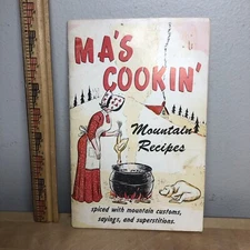Ma’s Cookin' Mountain Recipes 1986 Vintage Ozark Maid Candies Cookbook Country