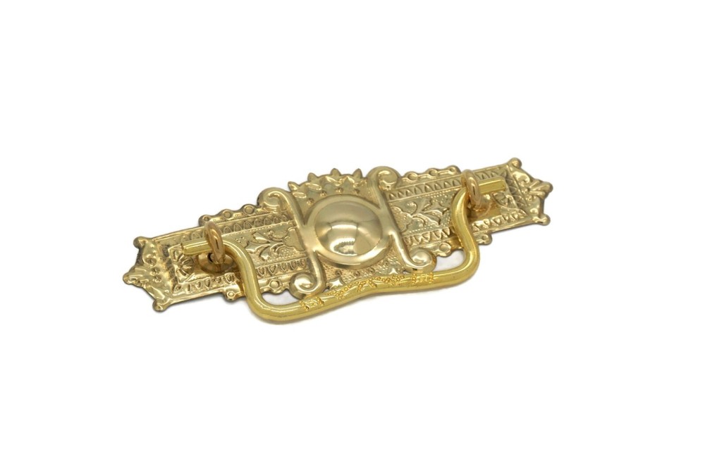 Victorian Eastlake Style Furniture Drawer Pull for Cabinets