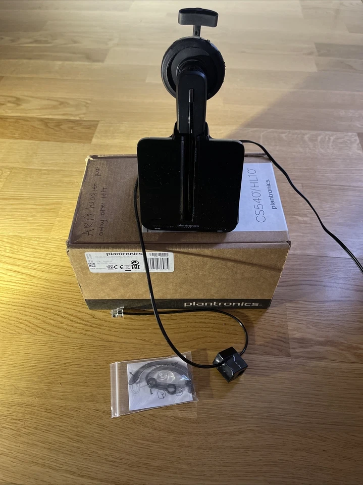 Plantronics CS540/A Wireless Office Telephone Headset + HL10 Lifter, Used - Image 2 of 4