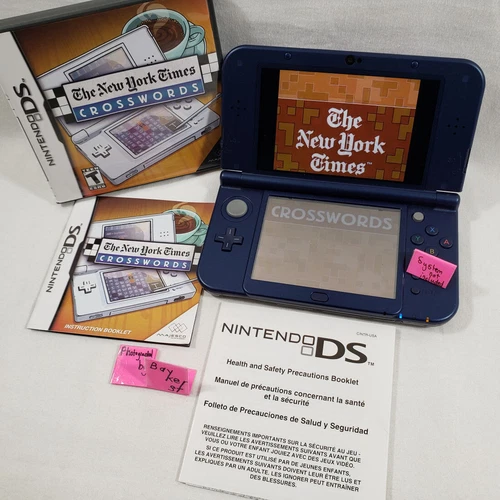 New York Times Crosswords DS AUTHENTIC Nintendo COMPLETE cross words NYT puzzle