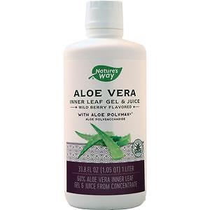 Nature's Way Aloe Vera Inner Leaf Gel & Juice Wild Berry 33.8 fl.oz