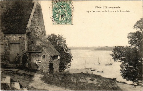 Carte Postale Ancienne - Les Bords De La Rance - La Vicomte - Saint-Servan (35)