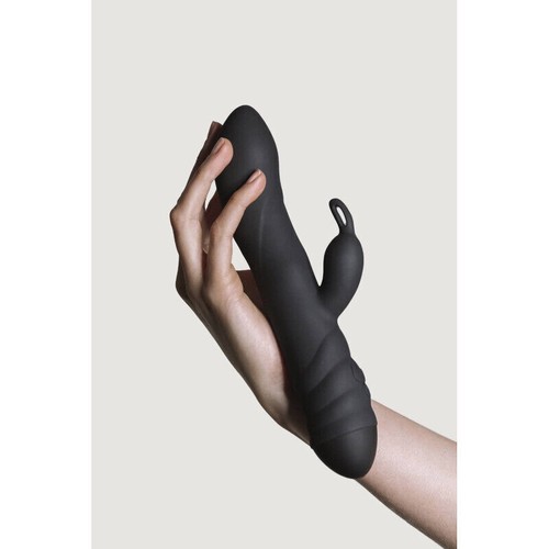Vibratore rabbit fallo vibrante dildo vaginale clitoride in silicone realistico - Imagen 6 de 8