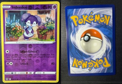 INDEEDEE 086/195 SILVER TEMPEST REVERSE HOLO POKEMON NEAR MINT