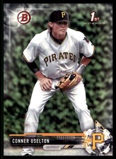 Conner Uselton 2017 Bowman Draft #BD-81 Pirates MLB READ FREE SHIP AutographDen