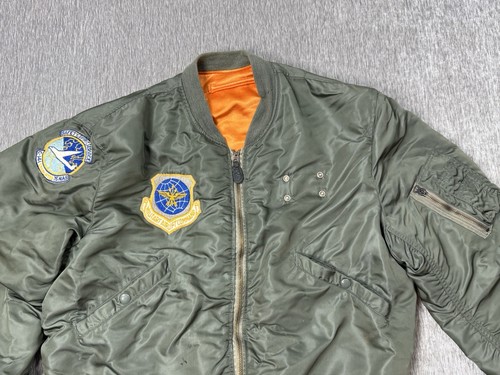 Flying Man's Light Zone Type L-2B LARGE Jacket Vietnam War 1968 C-141 Starlifter - Picture 2 of 18
