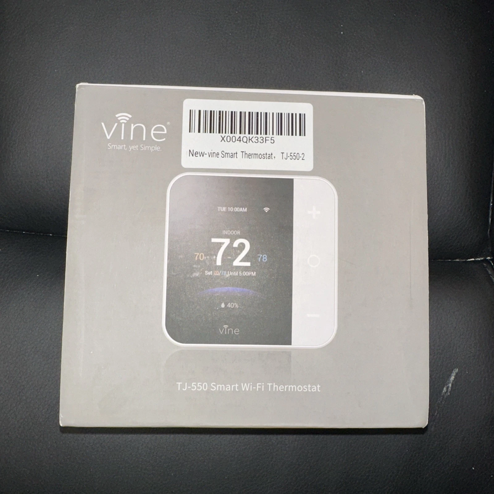 New Vine TJ-550 Smart Wi-Fi Thermostat 7 Day Programmable