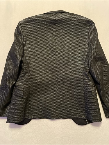 NEU JF J. Ferrar Herren Abend Edition Sport Mantel Schwarz Formell Blazer Smoking 38 S - Bild 8 von 8