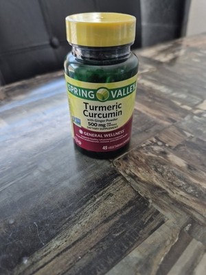 Spring Valley Tumeric Curcumin 500mg 45 Tablets