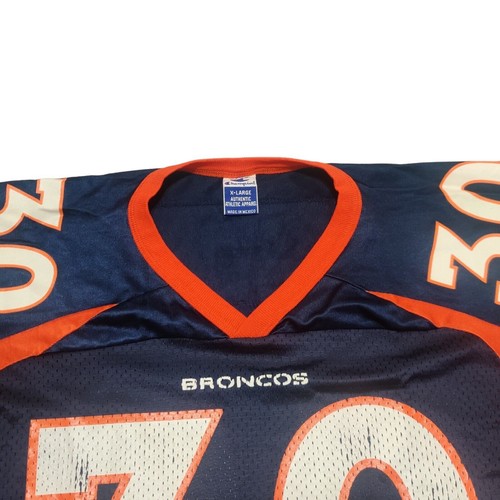 Vintage Champion Denver Broncos #30 Terrell Davis NFL Jersey Size 48 (XL) Blue - Picture 3 of 9