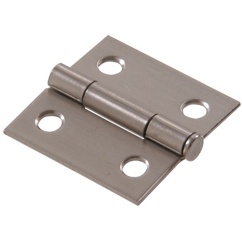 Hillman Square Corner Door Hinge Stainless Steel (2") 2 Pack 852843