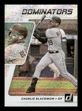 2021 Donruss #DOM8 Charlie Blackmon Dominators Rapture Colorado Rockies