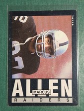 MARCUS ALLEN 1985 TOPPS FOOTBALL #282 OAKLAND RAIDERS